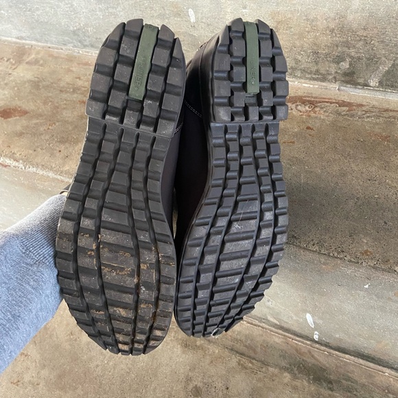 Donald J. Pliner Sark Brown Neoprene and leather Slip-On Loafers - Picture 7 of 7